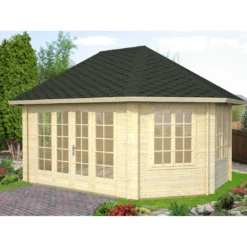 Verger Magique Soldes Boutique -Verger Magique Soldes Boutique tonnelle de jardin hanna 203 m avec plancher en bois massif 44 mm 1