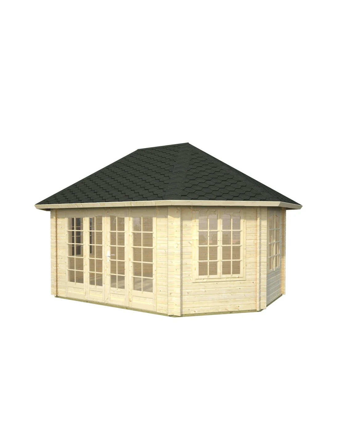 Tonnelle De Jardin Hanna 20.3 M² Avec Plancher En Bois Massif 44 Mm 4 Tonnelle De Jardin Hanna 20.3 M² Avec Plancher En Bois Massif 44 Mm – Image 4