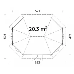 Tonnelle De Jardin Hanna 20.3 M² Avec Plancher En Bois Massif 44 Mm 16 Tonnelle De Jardin Hanna 20.3 M² Avec Plancher En Bois Massif 44 Mm -Verger Magique Soldes Boutique tonnelle de jardin hanna 203 m avec plancher en bois massif 44 mm 5