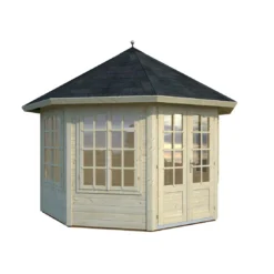 Verger Magique Soldes Boutique -Verger Magique Soldes Boutique tonnelle de jardin veronica 92 m avec plancher en bois massif 34 mm 1