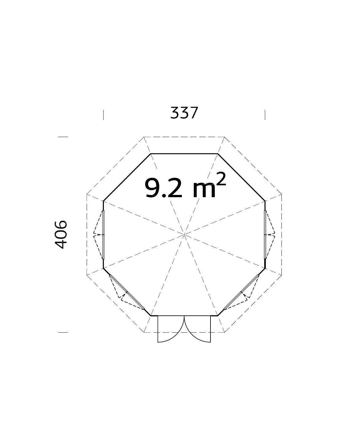 Tonnelle De Jardin Véronica 9.2 M² Avec Plancher En Bois Massif 34 Mm 5 Tonnelle De Jardin Véronica 9.2 M² Avec Plancher En Bois Massif 34 Mm – Image 5