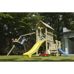 Tour De Jeux Kiosk+Swing Module Avec Toboggan Au Choix