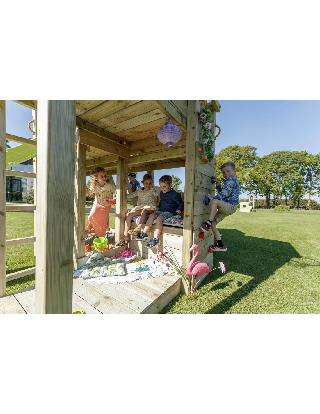 Tour De Jeux Palazzo Avec Toboggan De 2.9 M Vert Pomme 3 Tour De Jeux Palazzo Avec Toboggan De 2.9 M Vert Pomme – Image 3