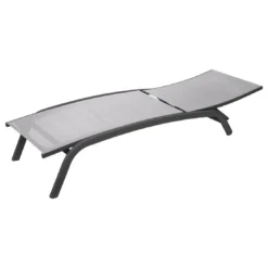 Transat Bonao 4 Positions - Aluminium Et Texaline - Graphite / Galet 10 Transat Bonao 4 Positions - Aluminium Et Texaline - Graphite / Galet -Verger Magique Soldes Boutique transat bonao 4 positions aluminium et texaline graphite galet 3