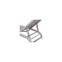 Transat Bonao 4 Positions - Aluminium Et Texaline - Silver / Taupe 8 Transat Bonao 4 Positions - Aluminium Et Texaline - Silver / Taupe -Verger Magique Soldes Boutique transat bonao 4 positions aluminium et texaline silver taupe 3