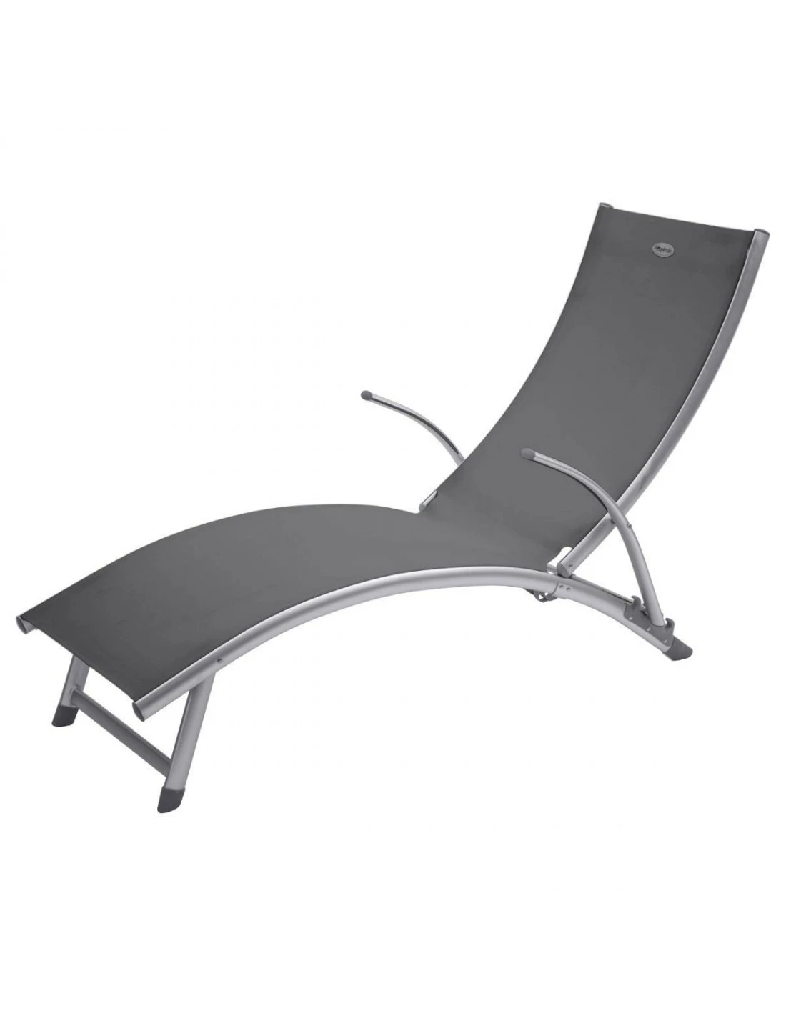 Transat Pliant Samba - 4 Positions - Aluminium Anodisé - Ardoise 1 Transat Pliant Samba - 4 Positions - Aluminium Anodisé - Ardoise