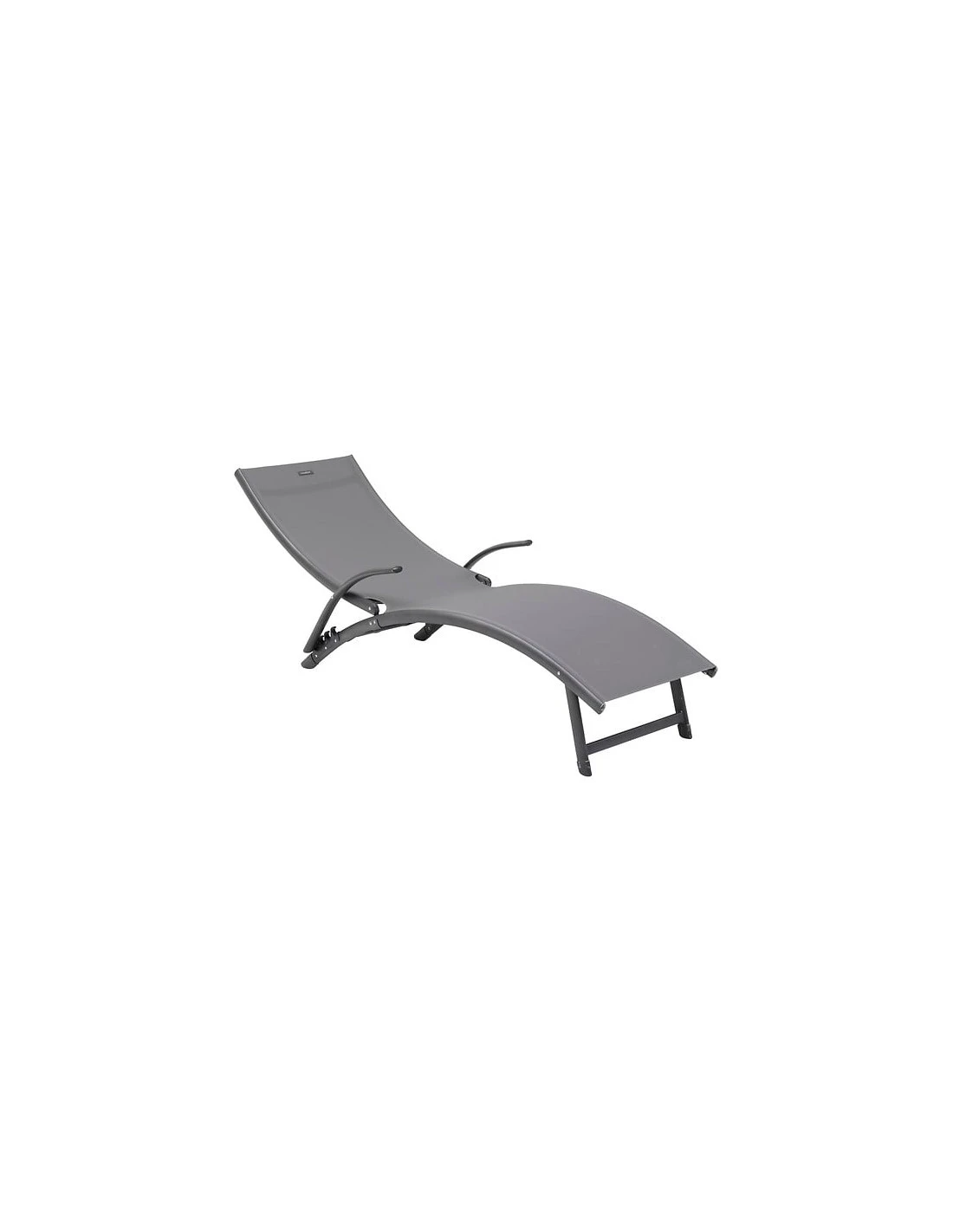 Transat Pliant Samba - 4 Positions - Aluminium Anodisé - Graphite / Anthracite 1 Transat Pliant Samba - 4 Positions - Aluminium Anodisé - Graphite / Anthracite