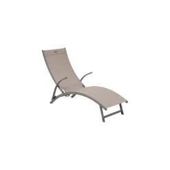 Transat Pliant Samba - 4 Positions - Aluminium Anodisé - Noisette / Praline -Verger Magique Soldes Boutique transat pliant samba 4 positions aluminium anodise noisette praline 4