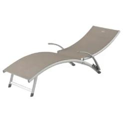 Transat Pliant Samba - 4 Positions - Aluminium Anodisé - Taupe 7 Transat Pliant Samba - 4 Positions - Aluminium Anodisé - Taupe -Verger Magique Soldes Boutique transat pliant samba 4 positions aluminium anodise taupe 3