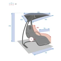 Transat Suspendu Majorque Ardoise En Acier époxy 16 Transat Suspendu Majorque Ardoise En Acier époxy -Verger Magique Soldes Boutique transat suspendu majorque ardoise en acier epoxy 7