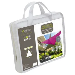 Voile D'ombrage Curacao Triangulaire 4 X 4 X 4 M - Blanc 6 Voile D'ombrage Curacao Triangulaire 4 X 4 X 4 M - Blanc -Verger Magique Soldes Boutique voile d ombrage curacao triangulaire 4 x 4 x 4 m blanc 2