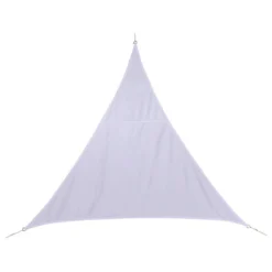 Voile D'ombrage Curacao Triangulaire 4 X 4 X 4 M - Blanc