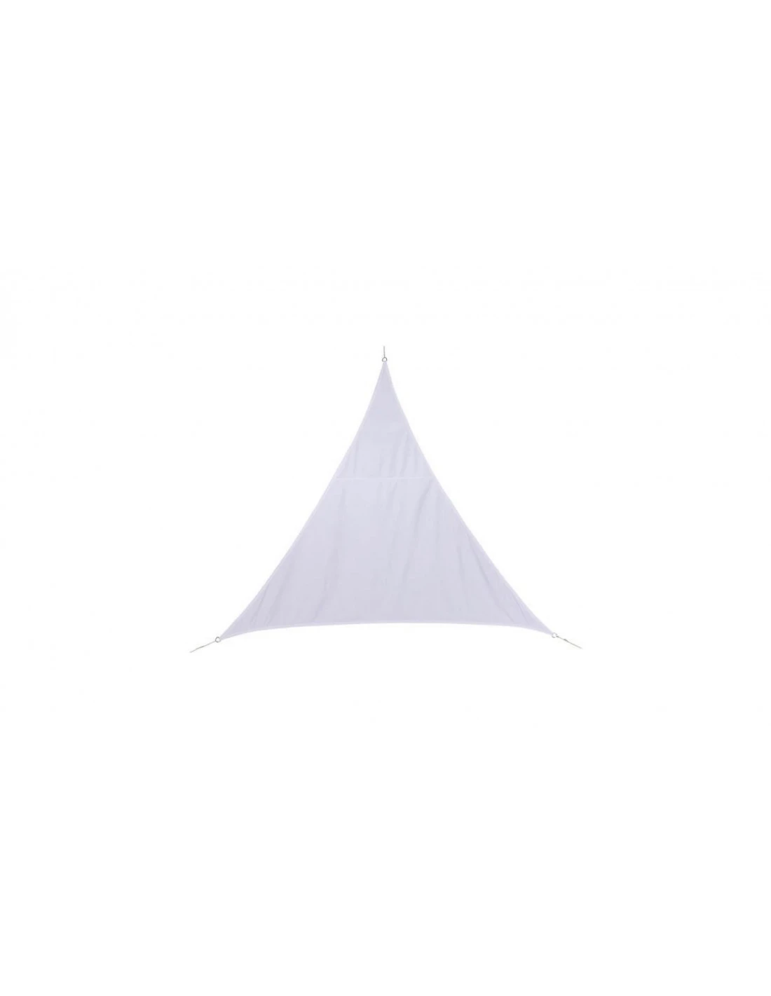 Voile D'ombrage Curacao Triangulaire 5 X 5 X 5 M - Blanc 1 Voile D'ombrage Curacao Triangulaire 5 X 5 X 5 M - Blanc