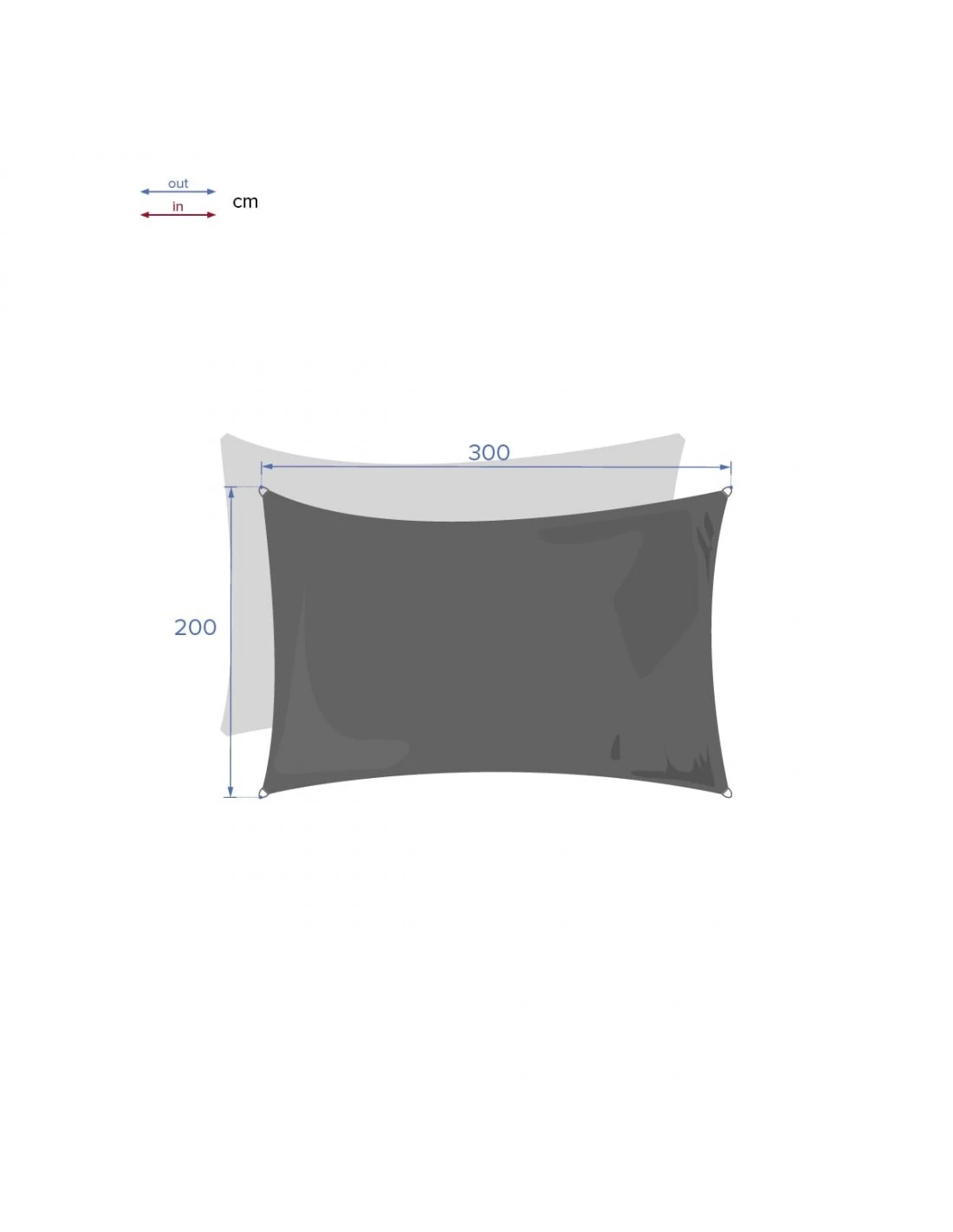 Voile D'ombrage Rectangulaire Curacao 2 X 3 M - Emeraude 3 Voile D'ombrage Rectangulaire Curacao 2 X 3 M - Emeraude – Image 3