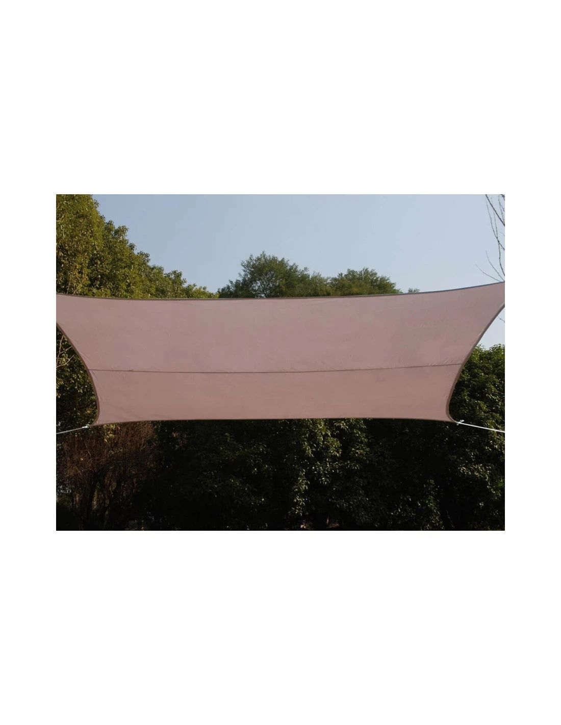 Voile D'ombrage Rectangulaire Curacao 2 X 3 M - Taupe 2 Voile D'ombrage Rectangulaire Curacao 2 X 3 M - Taupe – Image 2